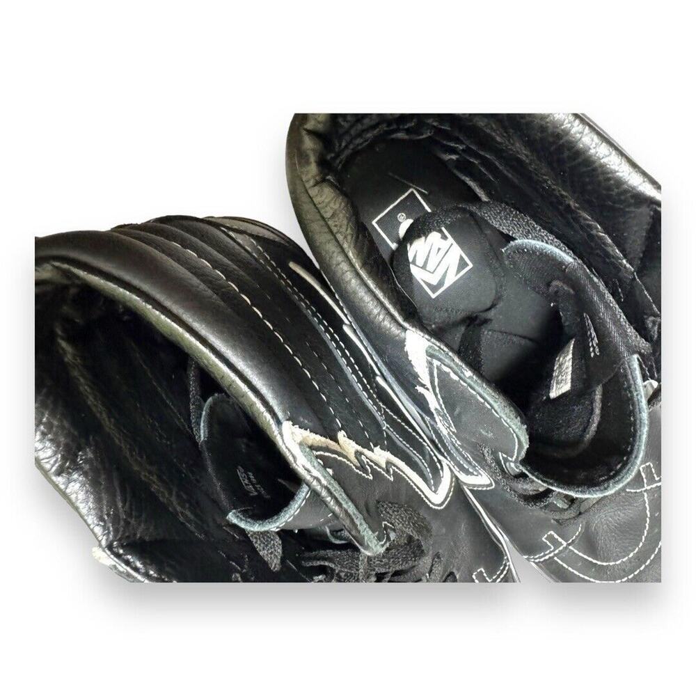 SOLD - VANS Shoes Size 10.5 Men 12 Women 44 EU Sk8-Hi Bolt Black White Sneakers - Picture 6 of 8